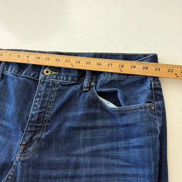 Lucky Brand 329 Classic Straight Leg Dark Wash Denim Jeans Mens 42 x 34 Stretch - Picture 9 of 13